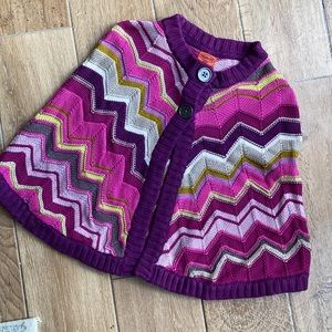 Missoni for Target girls cape sweater poncho